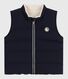 Baby's reversible sleeveless puffer jacket