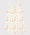 Children's fruit print cotton nightdress white/multicolor