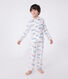 Children's Paris print cotton pyjamas with buttons