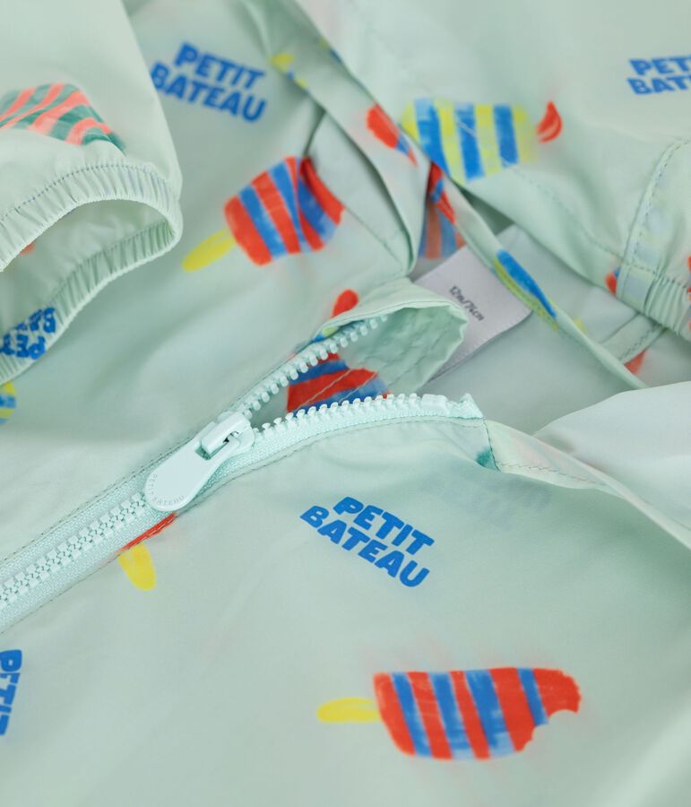 Babies' ultra-lightweight windbreaker SPRAY /MULTICO