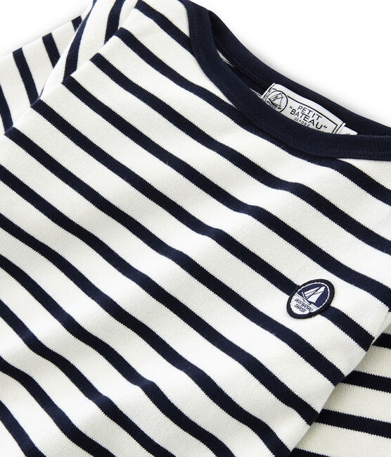 Boys' Iconic Sailor Top COQUILLE beige/SMOKING blue