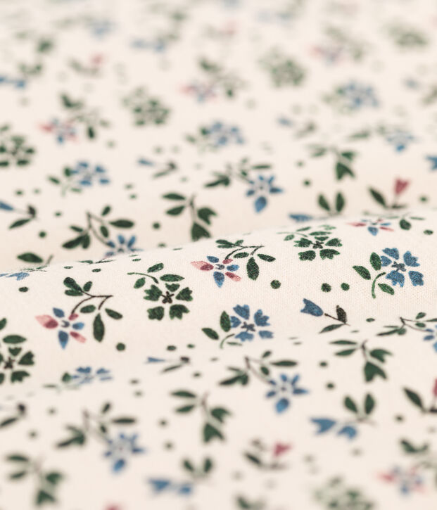 BABIES' FLORAL COTTON TOG 3-RATED SLEEPING BAG Ecru/multicolor