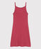 Women's Plain Openwork Cotton Babydoll Nightdress PAPI pink