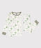 Unisex Dromedary Cotton Pyjamas MARSHMALLOW white/MULTICO white