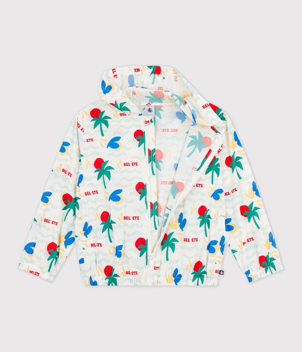 CHILDREN'S ULTRA-LIGHTWEIGHT WINDBREAKER blue/blue