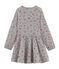 Girls' Print Dress BELUGA grey/MULTICO white