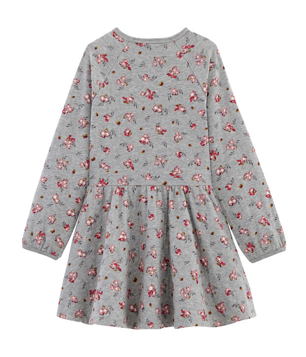 Girls' Print Dress grey/multicolor