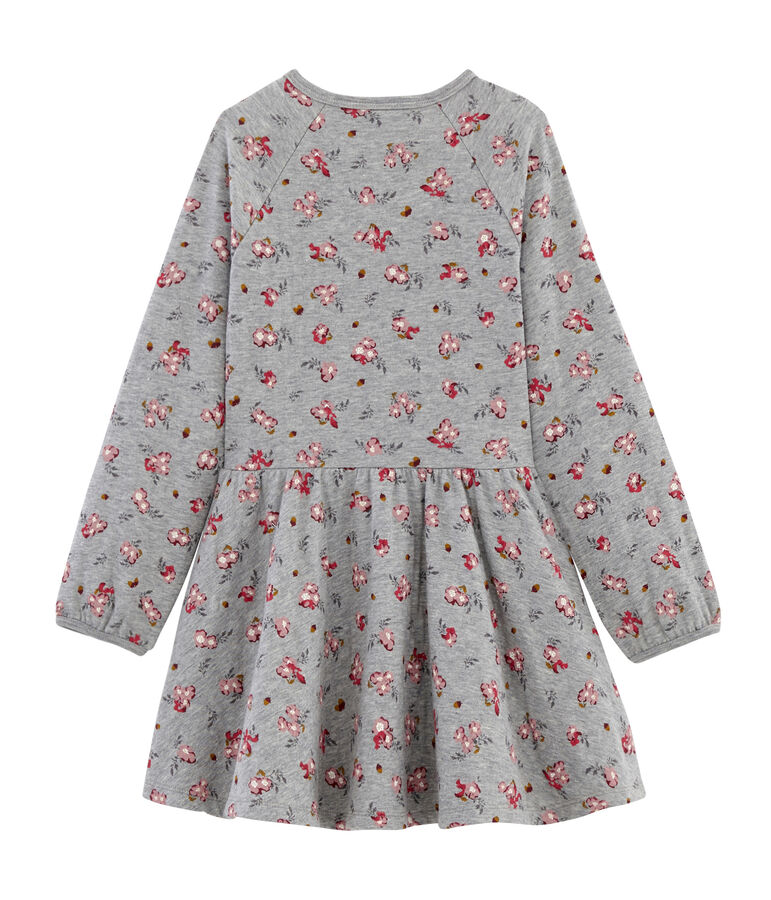 Girls' Print Dress grey/multicolor