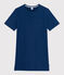 Women's short-sleeved cotton nightdress INCOGNITO blue