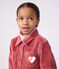 Children's plain corduroy shirt pink