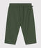 Babies' Cotton/Linen Trousers CROCO green
