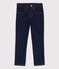 Girls' Denim Slim-Fit Trousers DENIM BRUT blue
