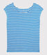 Women's Stripy Linen T-Shirt