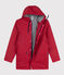 Iconic Recycled Fabric and Organic Cotton Raincoat CORRIDA red