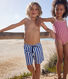 Boys' Striped Swim Shorts