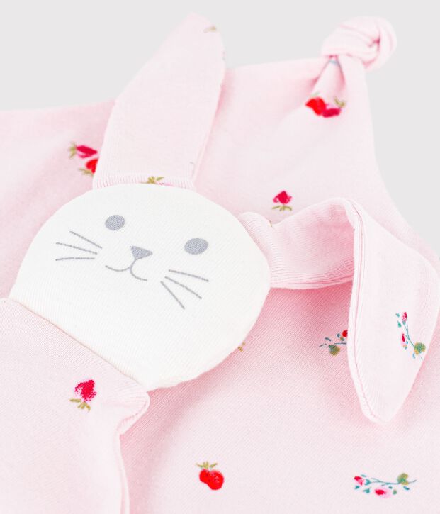 Babies' floral-print cotton comforter pink/multicolor