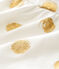 Baby girl's print blouse MARSHMALLOW white/DORE yellow