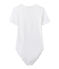 Women's striped te-shirt ECUME white