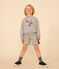 Boys' Fleece Sweatshirt CHATON CHINE grey