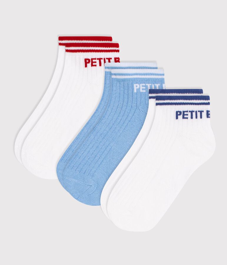 Children's cotton sports socks - 3-pack variante 1