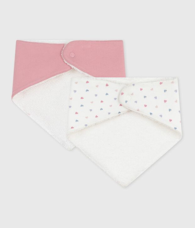 Pack of babies' printed cotton bandanas multicolor