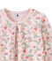 Little girl's nightgown JOLI pink/MULTICO white