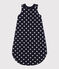 Starry cotton TOG 2-rated sleeping bag SMOKING blue/MARSHMALLOW white