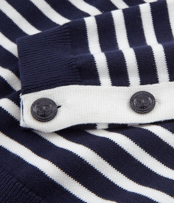 Women's Pullover SMOKING blue/MARSHMALLOW white