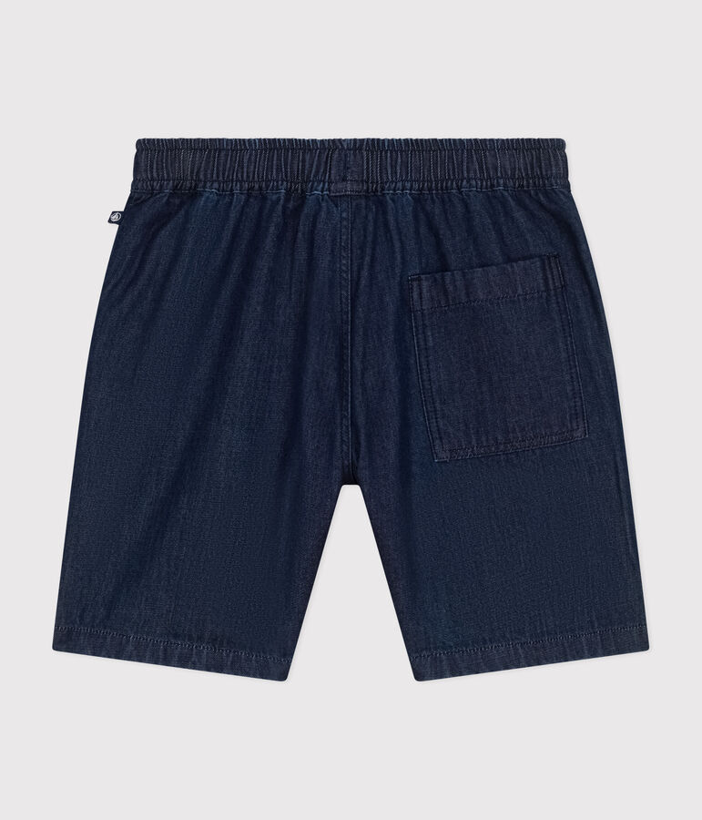 Girls' Light Denim Shorts blue