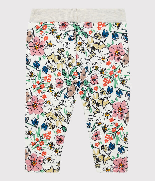 Babies' Quilted Trousers white/multicolor