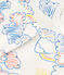 Children's Short Cotton Rainbow Print Pyjamas MARSHMALLOW white/MULTICO white