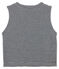 Baby Boys' Ribbed Sleeveless Vest SMOKING blue/MARSHMALLOW white