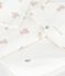 Babies' gift box in printed cotton MARSHMALLOW /BRUN