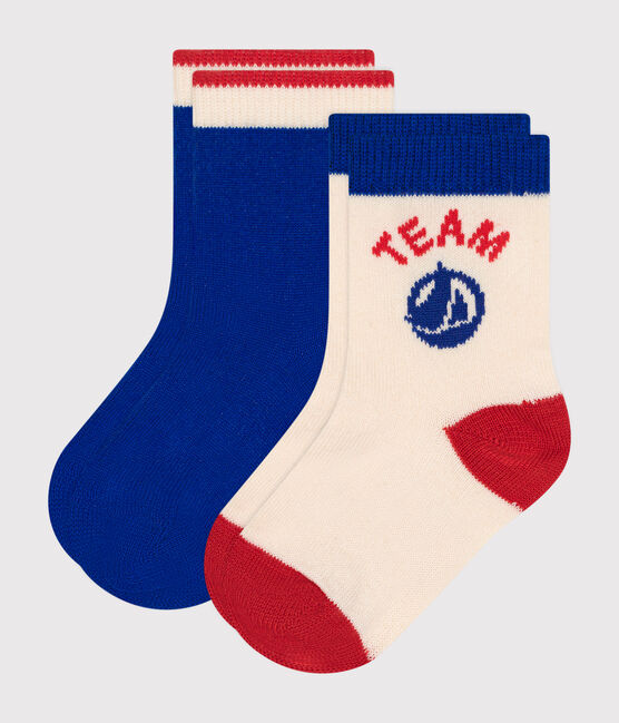 Babies' Petit Bateau cotton socks - 2-Pack variante 1