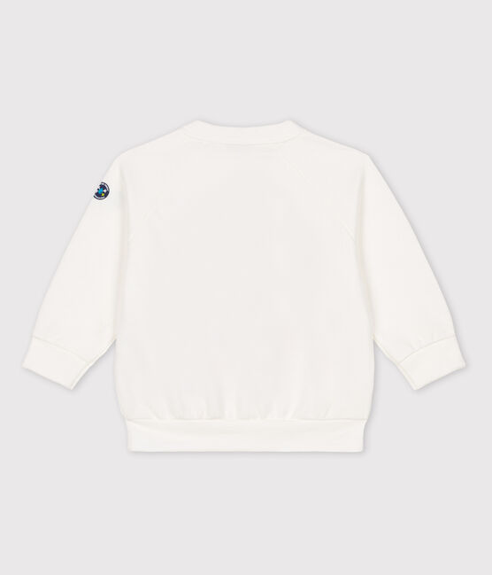 Petit Bateau x Water Family Boys' Sweatshirt MARSHMALLOW white