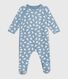 Babies' printed brushed fleece pyjama suit