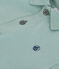 Children's plain short-sleeved cotton polo shirt PAUL green