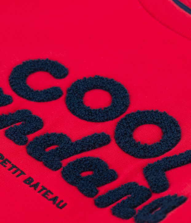 Boys' Fleece Sweatshirt red