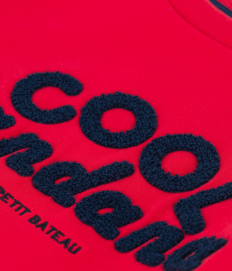 Boys' Fleece Sweatshirt red