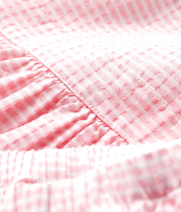 Baby Girls' Dress and Bloomers pink/white