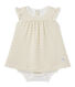 Baby girls' striped bodysuit dress