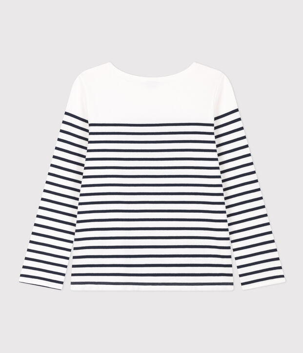 Women's Breton Cotton Top white/blue