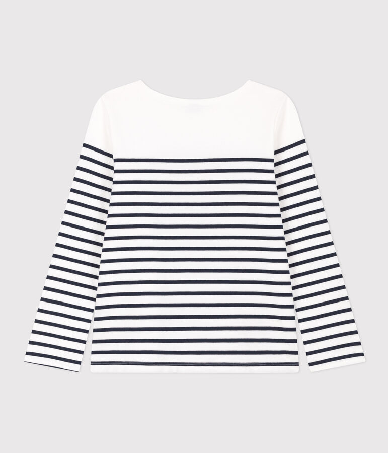 Women's Breton Cotton Top white/blue