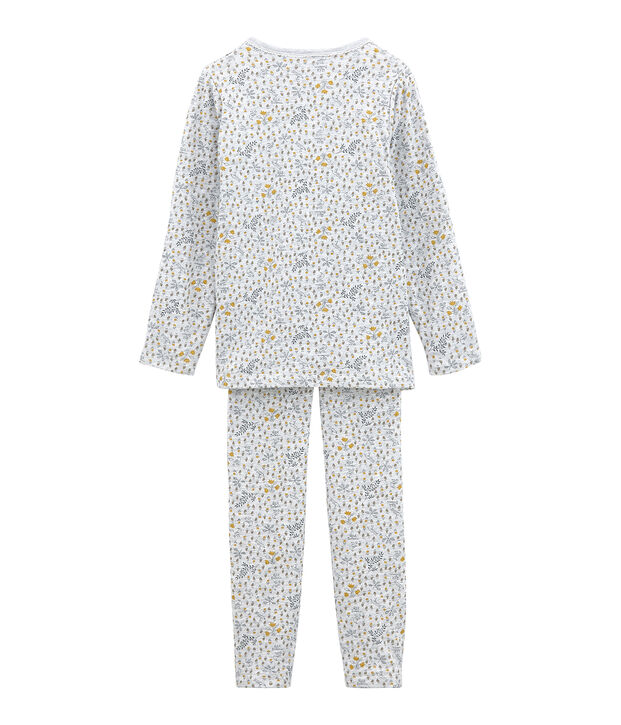 Girls' Tube Knit Pyjamas grey/multicolor