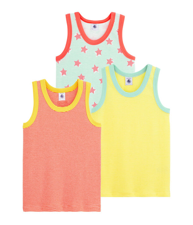 Boys' Vests - 3-Piece Set multicolor