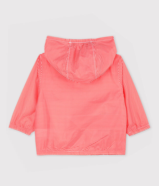 Babies' Unisex Recycled Polyamide Windbreaker pink/white