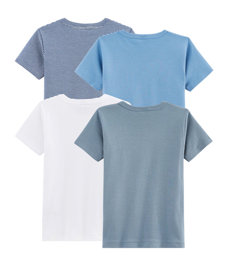 Surprise pack of 4 short-sleeved T-shirts for boys multicolor