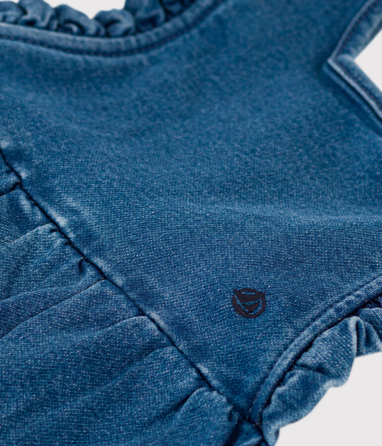Babies' Denim Jumpsuit blue