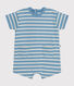 Babies' Thick Jersey Striped Breton Playsuit