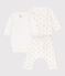 Babies' Patterned Cotton Outfit MARSHMALLOW white/MULTICO white